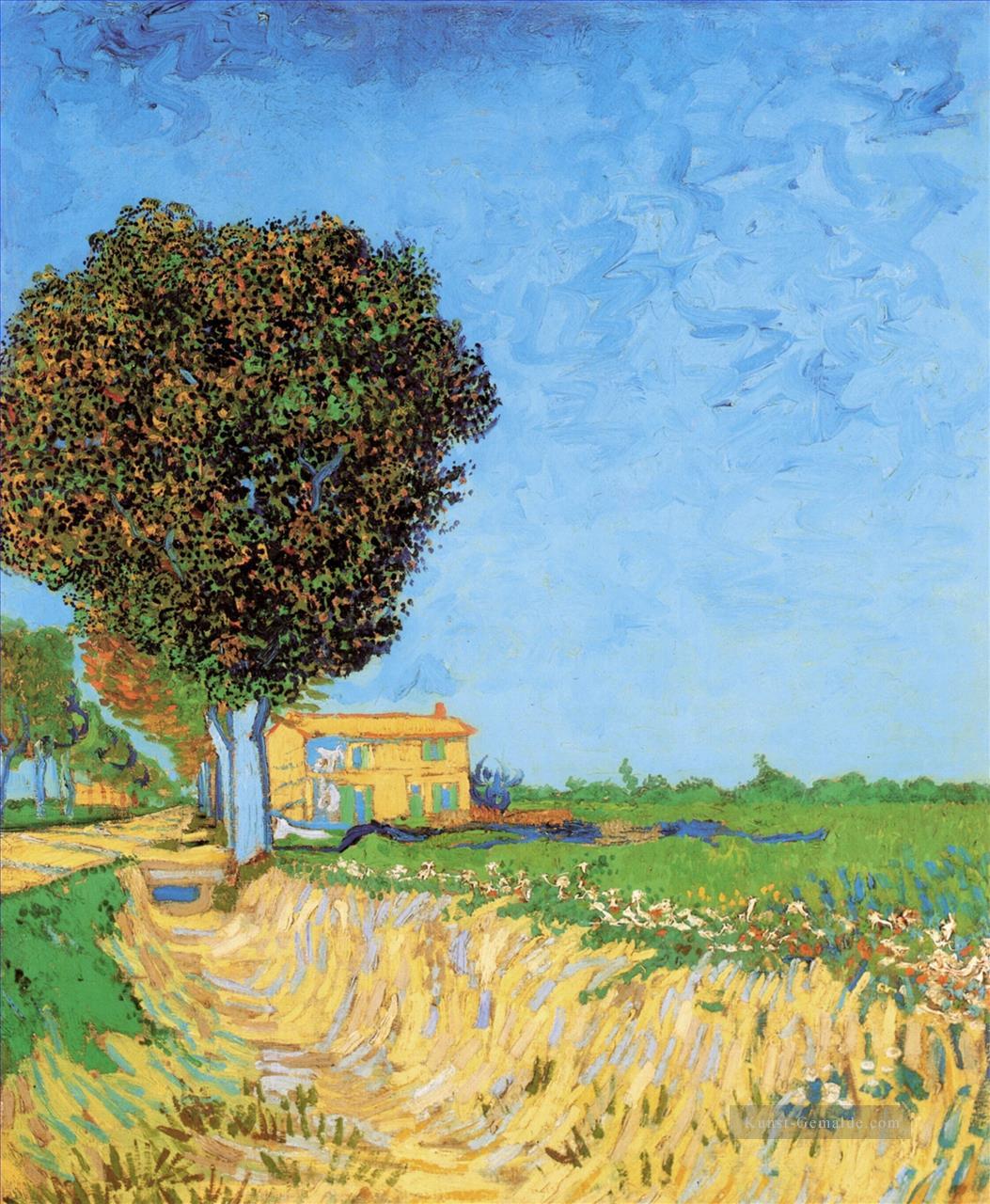 Ein Weg in der Nähe von Arles Vincent van Gogh Ölgemälde